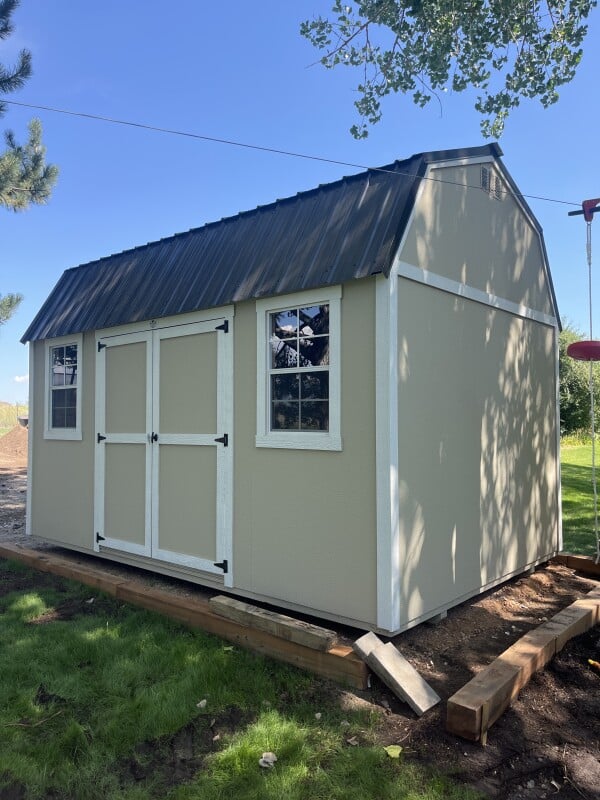 Yoder's Storage Sheds | Rustic Side Lofted Barn | Portable Building