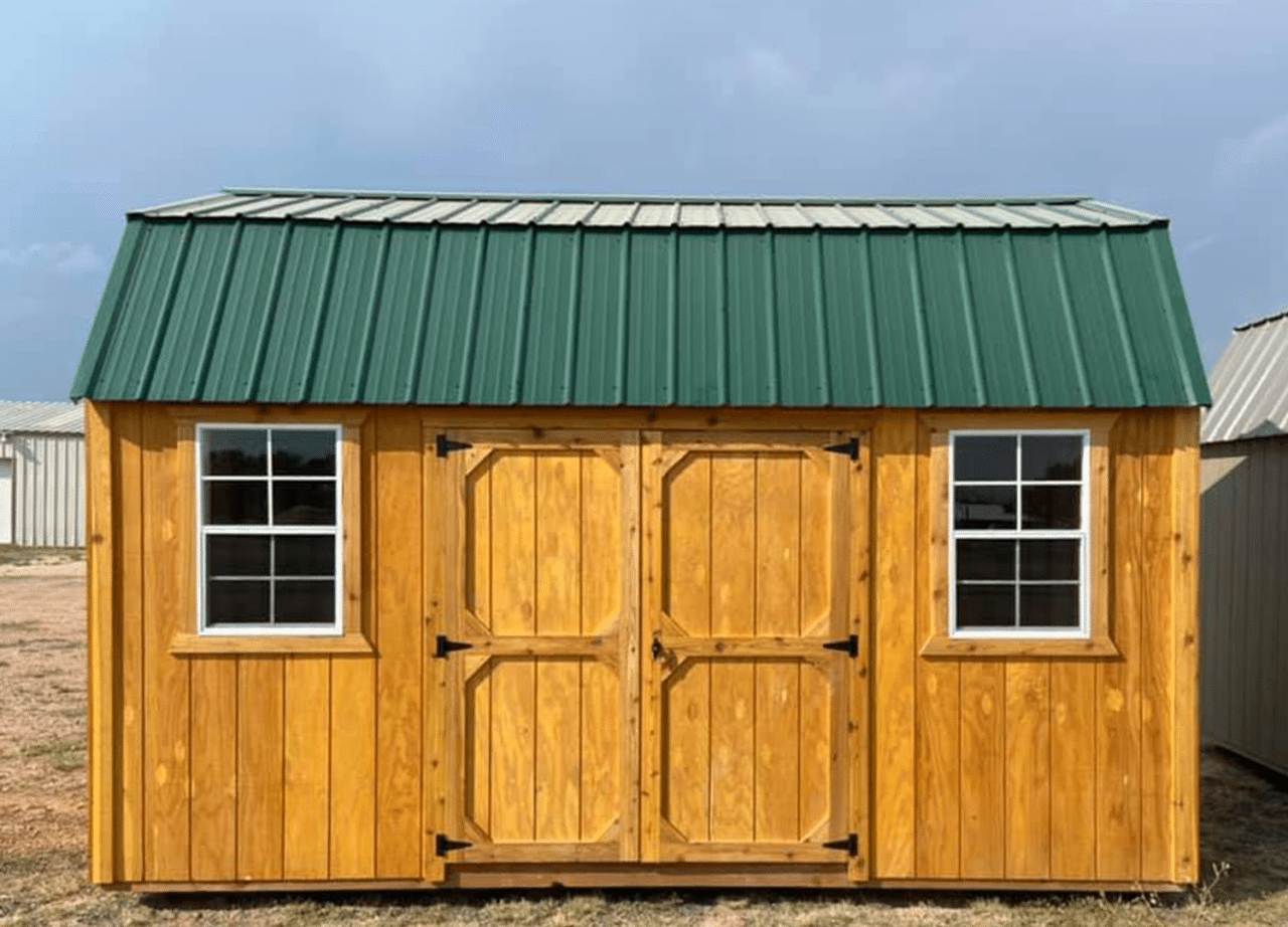 Side Lofted Barn Yoders Storage Sheds Portable Buildings Colorado
