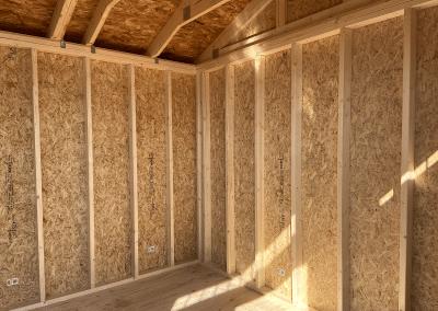 Yoder's Storage Sheds | Deluxe Utility | Portable Building | Colorado | Interior 4