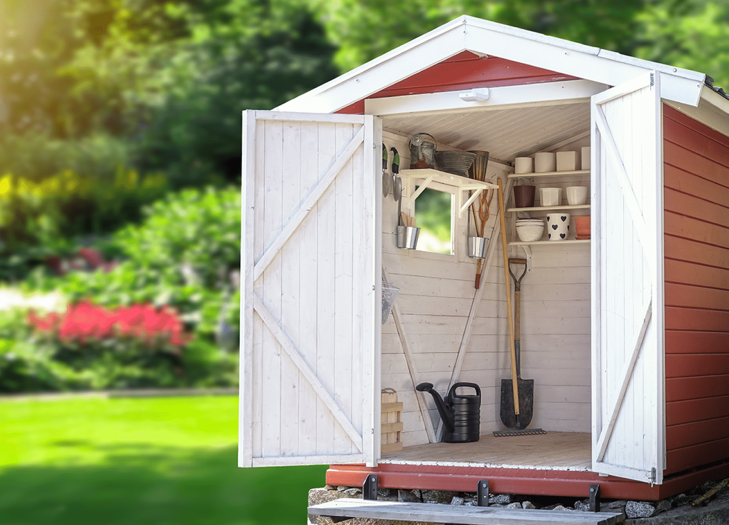 Yoder's Portable Buildings | Portable Shed | Garden Tools