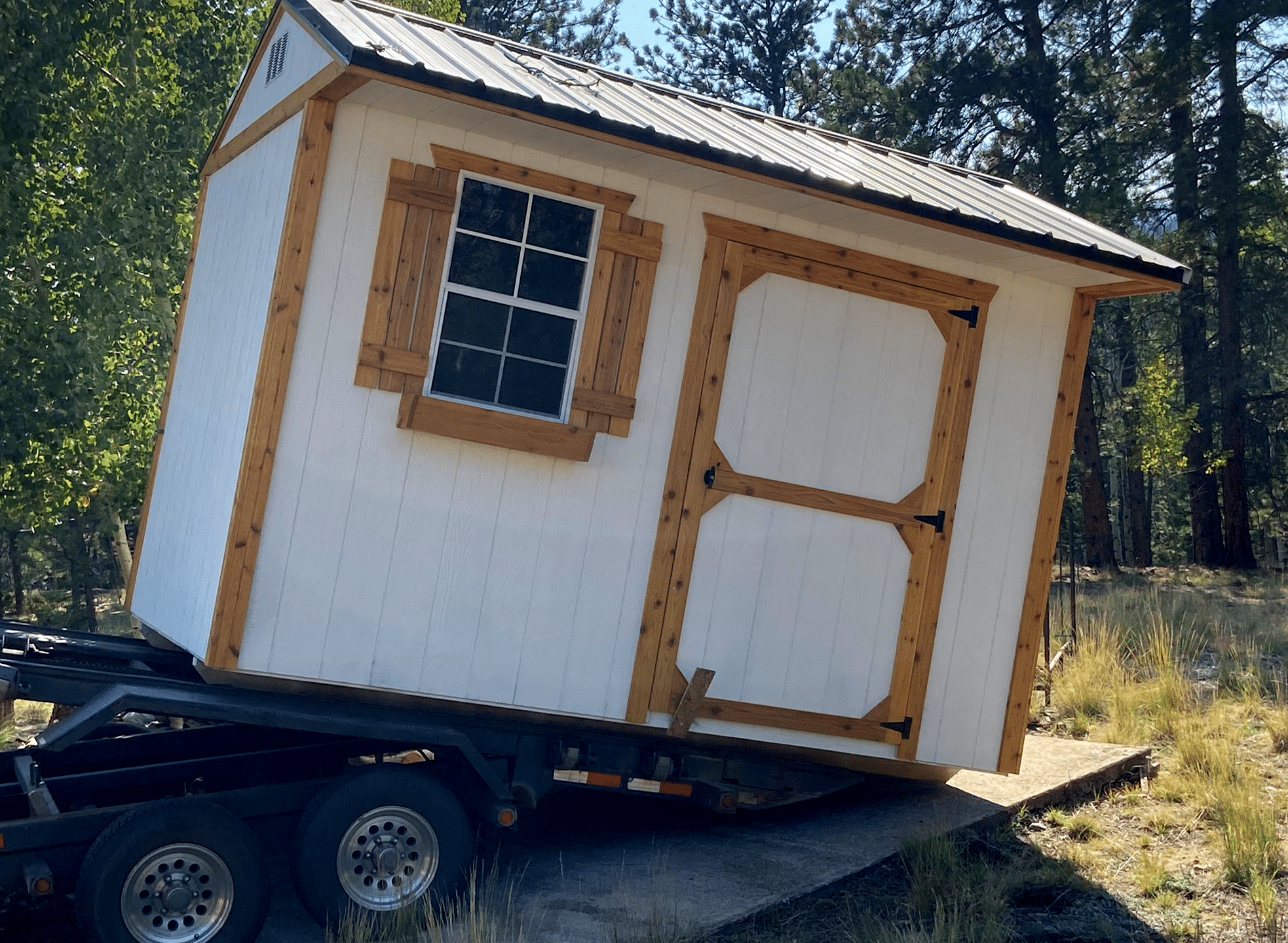 Shed Delivery | Yoder's Storage Sheds | Colorado
