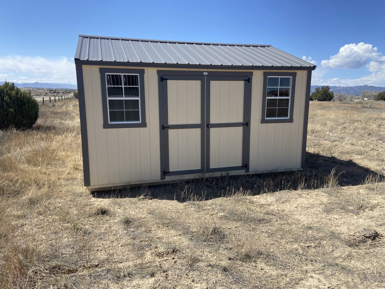 Side Utility Shed Yoders Storage Sheds Portable Building Colorado 8163